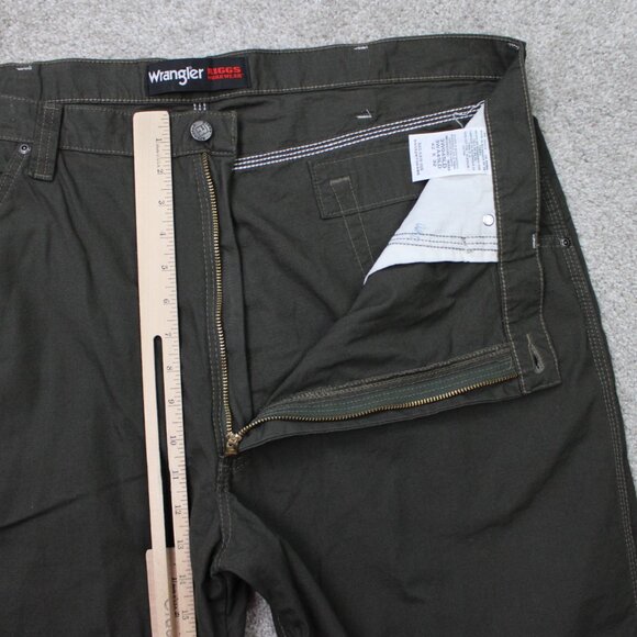 Wrangler Riggs Workwear Technician Pants Mens 42x32 Brown 100% Cotton Straight - Picture 8 of 13